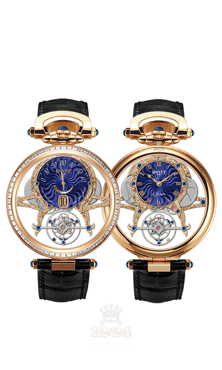 Bovet Fleurier Grandes Complications Watch AIVI011-SB1 44 mm Pink gold Case Dark blue Dial