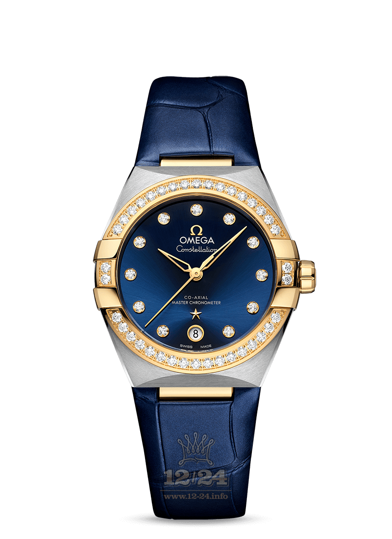 Omega Constellation Watch 131.28.36.20.63.001 36 mm Stainless steel Yellow gold Case Dark blue Dial