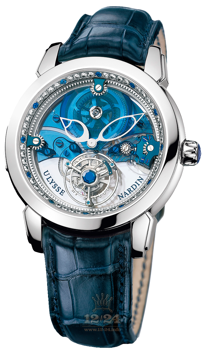 Ulysse Nardin Classic Watch 799-80 41 mm Platinum Case Painted Dial