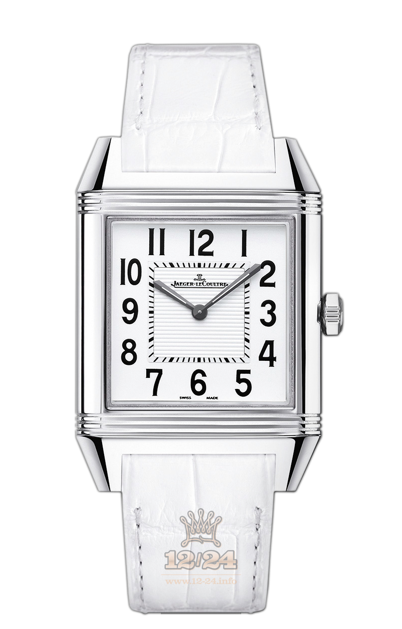 Jaeger-LeCoultre Reverso Squadra Watch 7068420 45 mm Stainless steel Case White Silver Dial