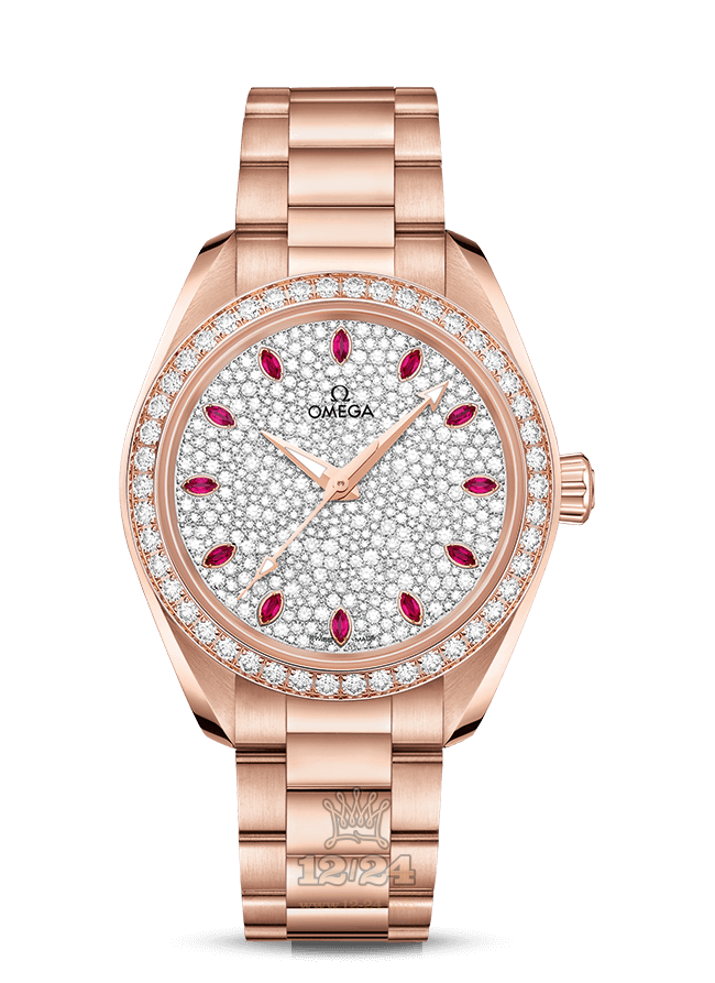 Omega Aqua Terra 150 M Watch 220.55.34.20.99.001 34 mm Pink gold Case