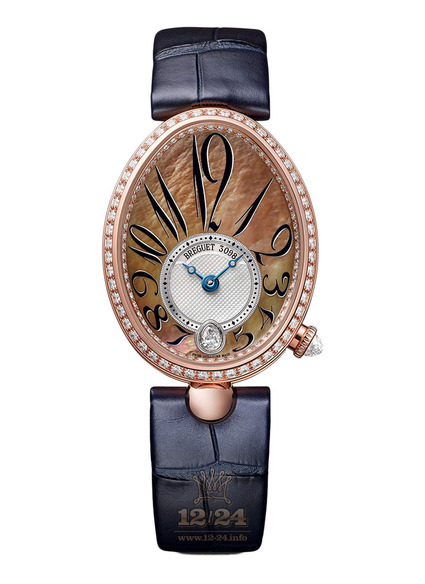 Breguet Reine de Naples Watch 8918BR/5T/964 D00D 36 mm Pink gold Case White Golden Dial