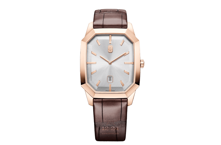 Harry Winston Emerald Collection Watch EMEQHD33RR001 33 mm Pink gold Case Silver Dial