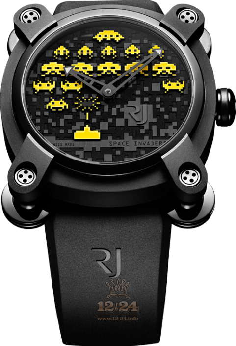 Romain Jerome Collaborations Watch RJ.M.AU.IN.006.05 46 mm Stainless steel PVD coating Case Black Dial