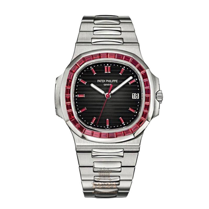 Patek Philippe Nautilus Watch 5711/112P 40 mm Platinum Case Black Dial