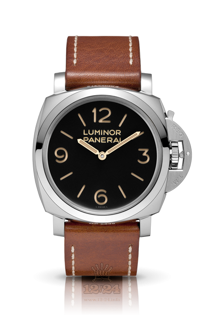 Panerai Luminor 1950 Watch PAM00372 47 mm Stainless steel Case Black Dial