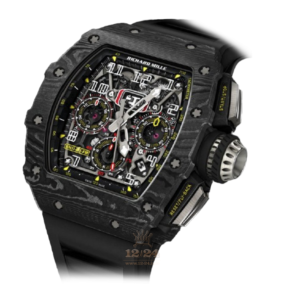Richard Mille Men's Collection Watch RM11-03 TPT 50 mm Carbon Case