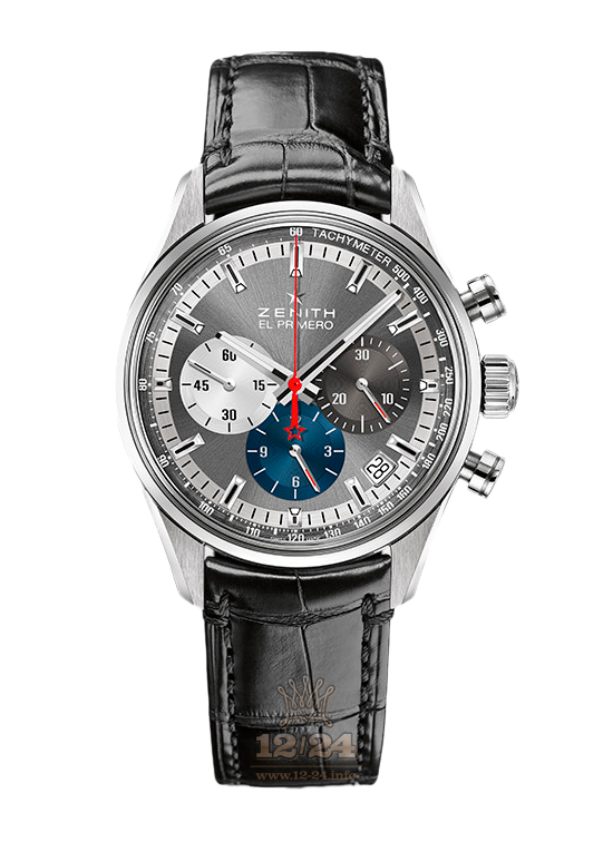 Zenith Chronomaster Watch 03.2150.400/26.C714 38 mm Stainless steel Case Gray Silver Dial