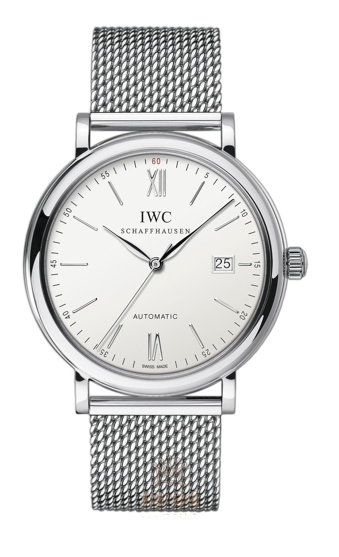 IWC Portofino Watch IW356505 40 mm Stainless steel Case Silver Dial