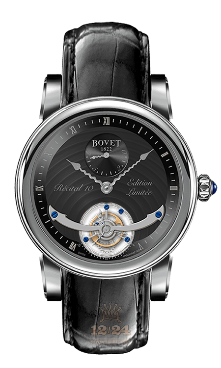 Bovet Dimier Watch R100002-G4 46 mm White gold Case Black Dial