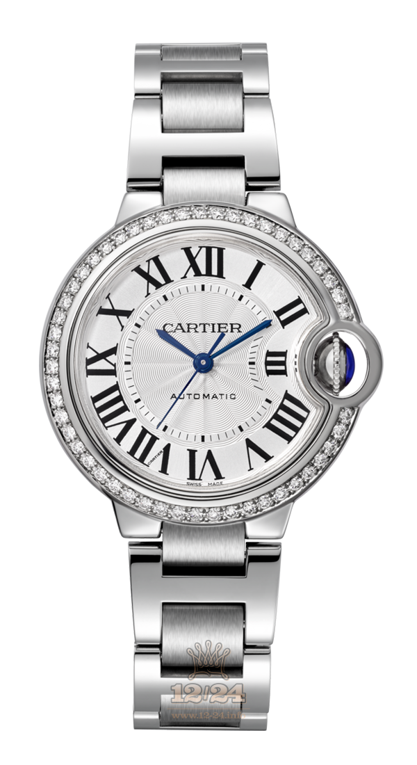Cartier Ballon Bleu de Cartier Watch W4BB0016 33 mm Stainless steel Case Silver Dial