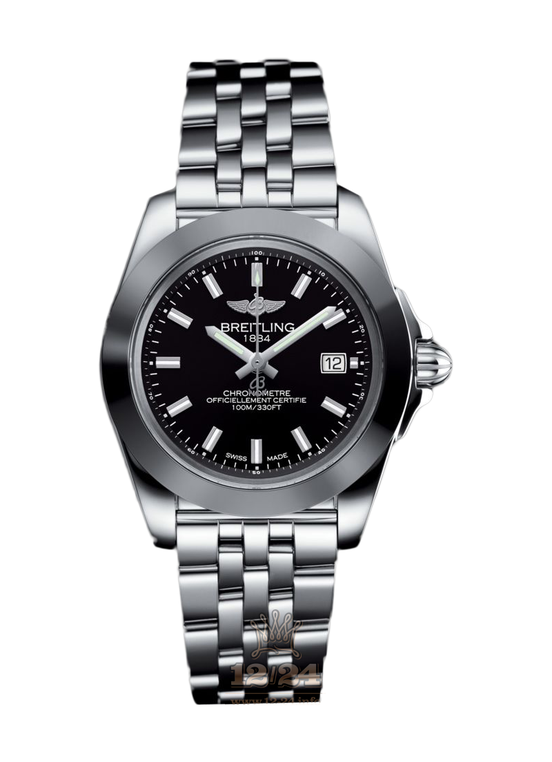 Breitling Galactic Watch W7133012|BF62|792A 32 mm Stainless steel Case Black Dial