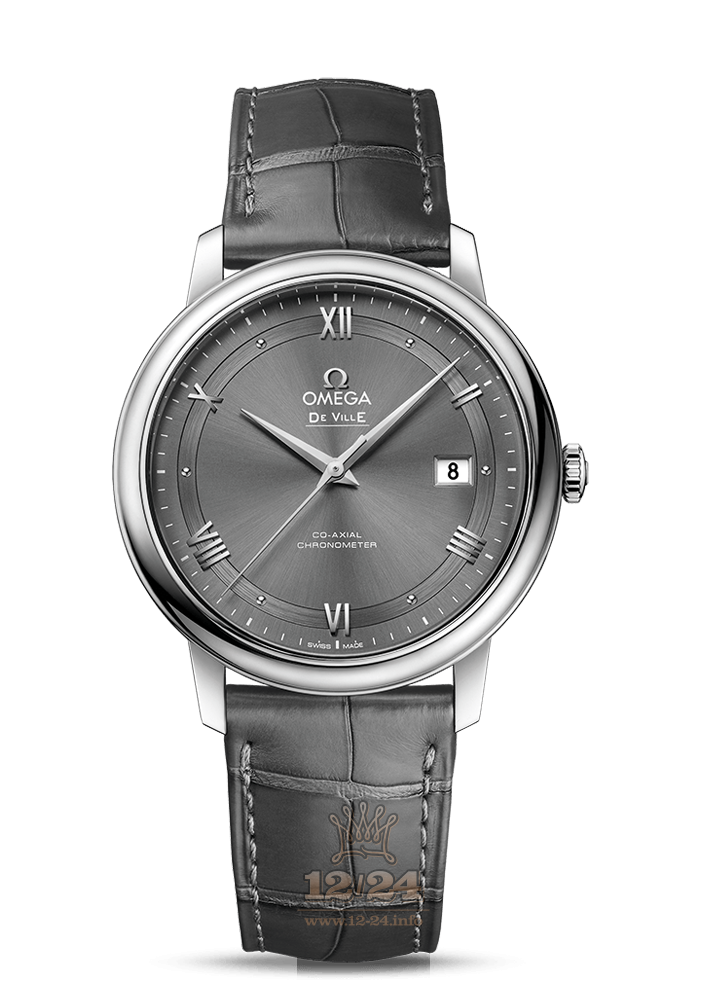 Omega Prestige Watch 424.13.40.20.06.001 40 mm Stainless steel Case Gray Dial