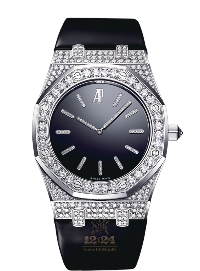 Audemars Piguet Royal Oak Watch 15154BC.ZZ.D004CU.01 39 mm White gold Case Black Dial
