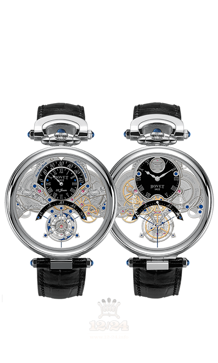 Bovet Fleurier Grandes Complications Watch AI22004 45 mm White gold Case Black Dial