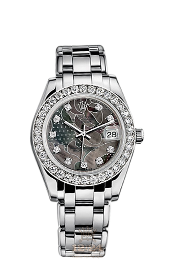 Rolex Pearlmaster Watch 81299-0004 34 mm White gold Case