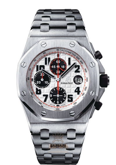 Audemars Piguet Royal Oak Offshore Watch 26170ST.OO.1000ST.01 42 mm Stainless steel Case White Black Dial