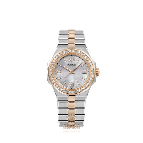 Chopard Alpine Eagle Watch 298601-6002 36 mm Stainless steel Pink gold Case White Dial