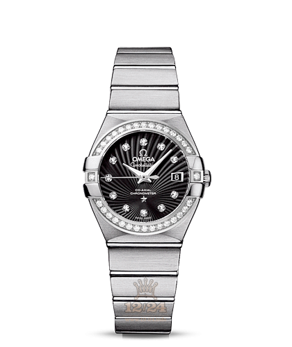 Omega Constellation Watch 123.15.27.20.51.001 27 mm Stainless steel Case Black Dial