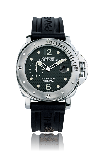 Panerai 2004 Watch PAM00199 44 mm Stainless steel Case Black Dial