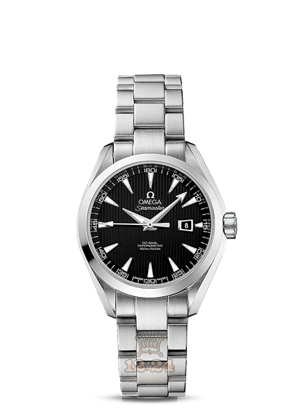 Omega Aqua Terra 150 M Watch 231.10.34.20.01.001 34 mm Stainless steel Case Black Dial