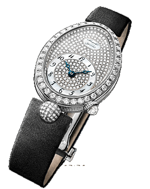 Breguet Reine de Naples Watch 8928BB/8D/844 DD0D 33 mm White gold Case Silver Dial