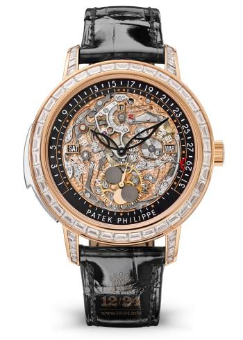 Patek Philippe Grand Complications Watch 5304/301R-001 43 mm Pink gold Case Black Dial