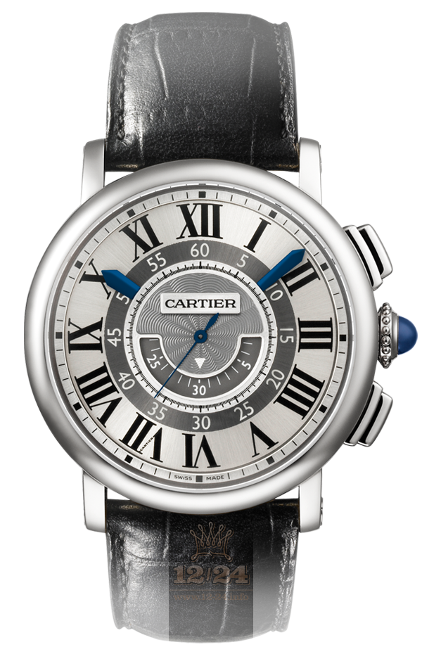 Cartier Rotonde de Cartier Watch W1556051 42 mm White gold Case Gray Silver Dial