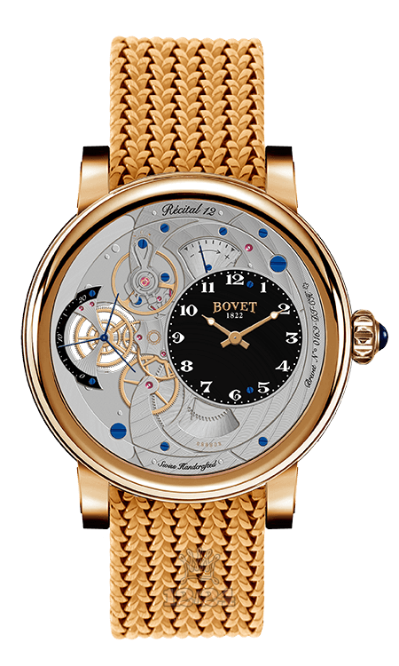 Bovet Dimier Watch R120001-BP 42 mm Pink gold Case Black Dial