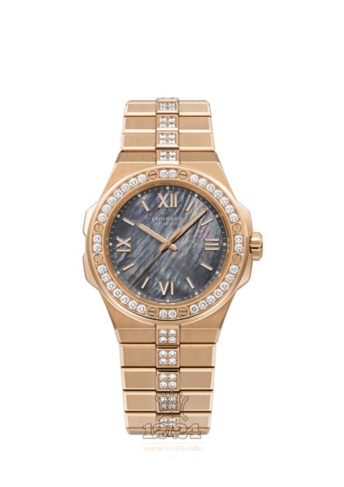 Chopard Alpine Eagle Watch 295370-5003 36 mm Pink gold Case Gray Dial