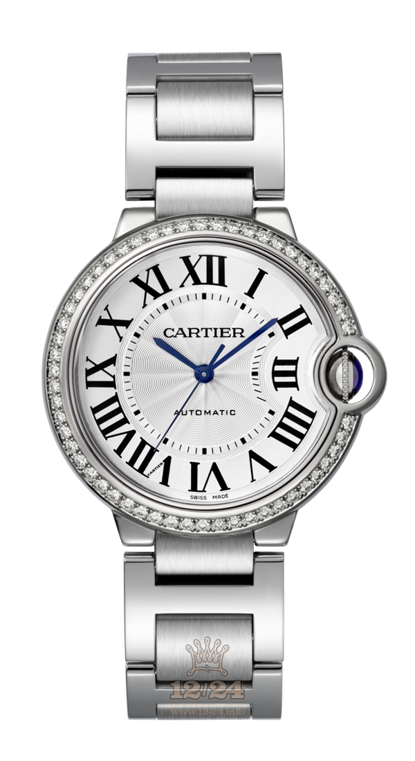 Cartier Ballon Bleu de Cartier Watch W4BB0017 36 mm Stainless steel Case Silver Dial