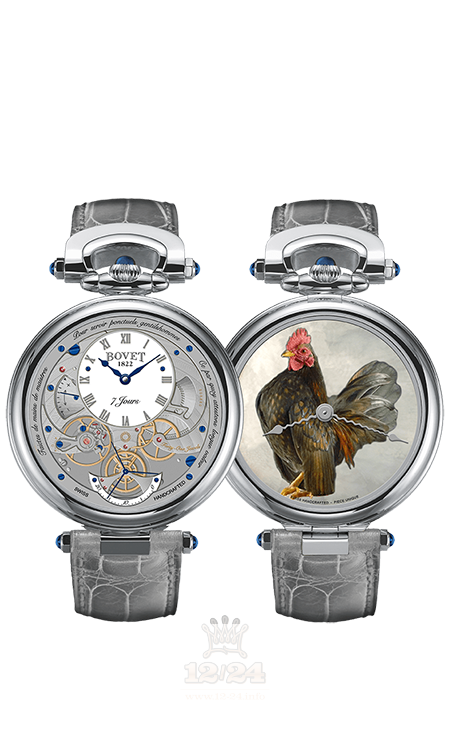 Bovet Fleurier Complications Watch AI43518 43 mm White gold Case White Gray Dial