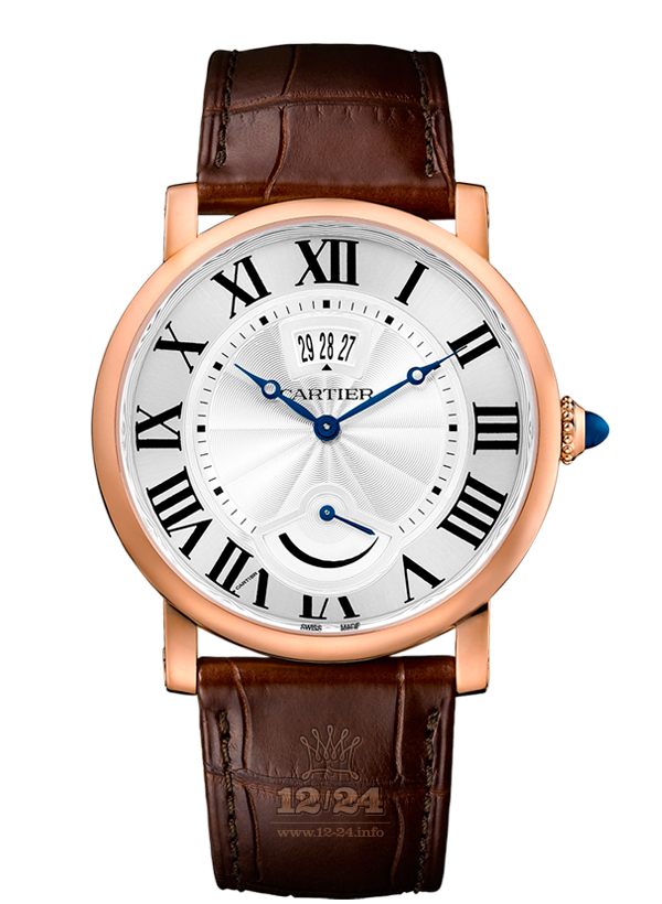 Cartier Rotonde de Cartier Watch W1556252 40 mm Pink gold Case Silver Dial