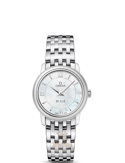 Omega Prestige Watch 424.10.27.60.05.001 27 mm Stainless steel Case White Dial