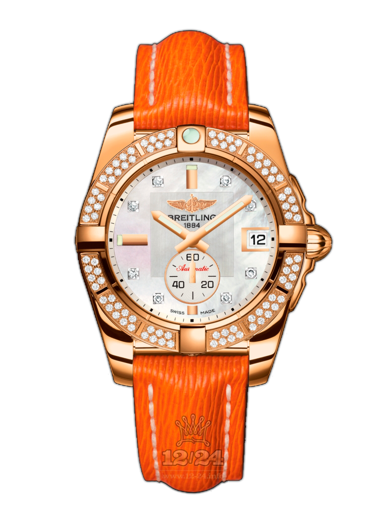 Breitling Galactic Watch H3733053/A725/217X/H16BA.1 36 mm Pink gold Case White Dial