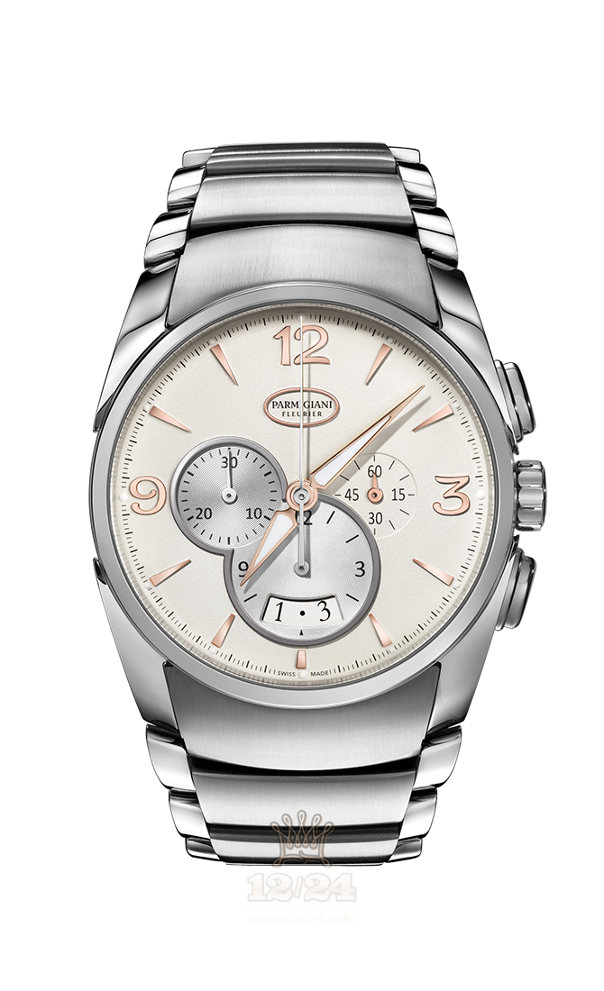 Parmigiani Fleurier Tonda Watch PFC274-0002400-B33002 Stainless steel Case White Dial