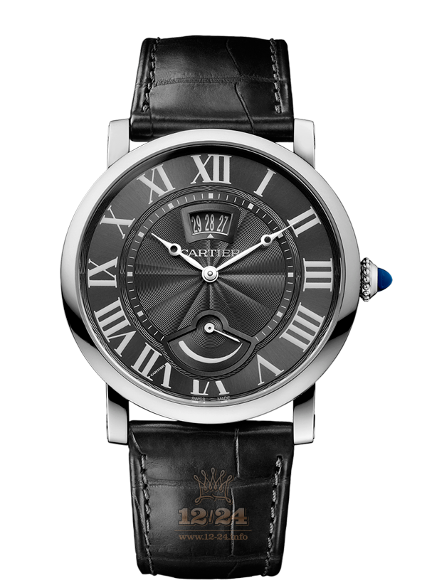 Cartier Rotonde de Cartier Watch W1556253 40 mm White gold Case Gray Dial