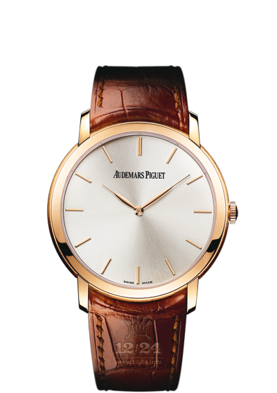 Audemars Piguet Jules Audemars Watch 15180OR.OO.A088CR.01 41 mm Pink gold Case Silver Dial