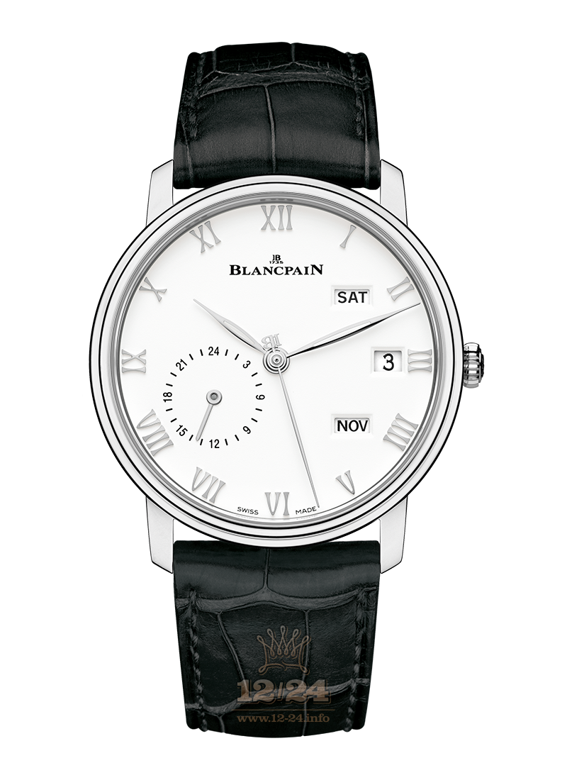 Blancpain Villeret Watch 6670-1127-55 40 mm Stainless steel Case White Dial