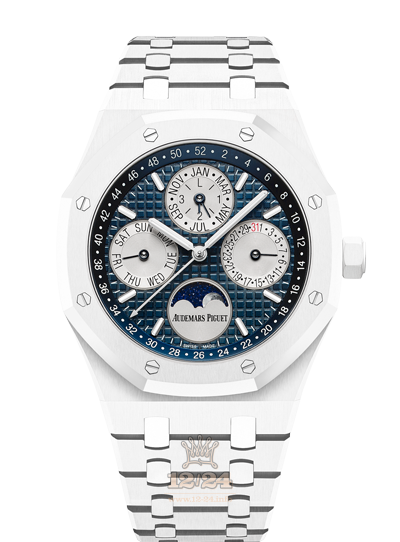 Audemars Piguet Royal Oak Watch 26579CB.OO.1225CB.01 41 mm Ceramics Case Dark blue Dial