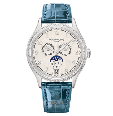 Patek Philippe Complications Watch 4947G-010 38 mm White gold Case Silver Dial