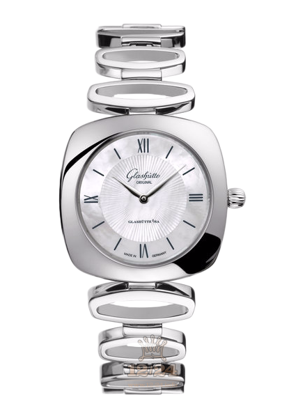Glashutte Ladies Watch 1-03-02-05-12-14 31 mm Stainless steel Case White Dial