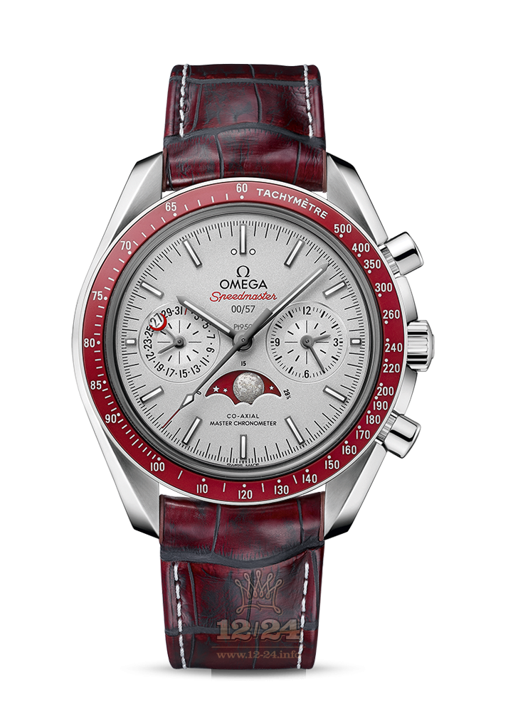 Omega Moonwatch Watch 304.93.44.52.99.001 44 mm Platinum Case Gray Dial