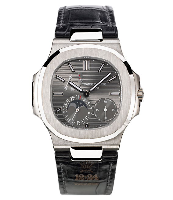 Patek Philippe Nautilus Watch 5712G-001 40 mm White gold Case Gray Dial