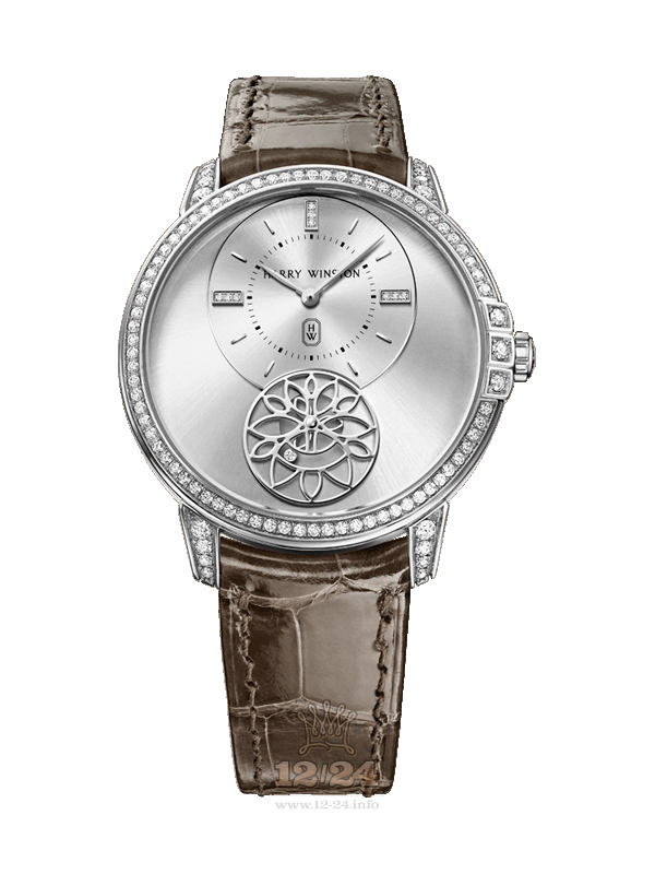 Harry Winston Midnight Collection Watch MIDASS39WW001 39 mm White gold Case Silver Dial