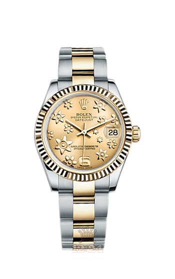 Rolex Lady-Datejust Watch 178273-0093 31 mm Steel / Yellow gold Case Golden Dial
