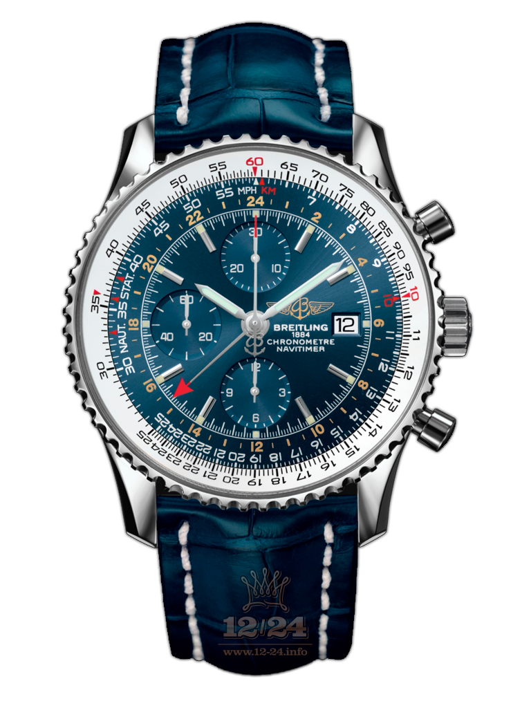 Breitling Navitimer Watch A2432212/C651/746P/A20BA.1 46 mm Stainless steel Case Dark blue Dial