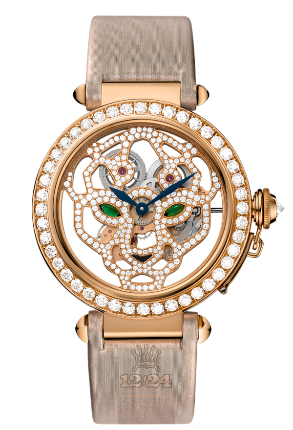 Cartier Pasha de Cartier Watch HPI00508 42 mm Pink gold Case Silver Golden Dial
