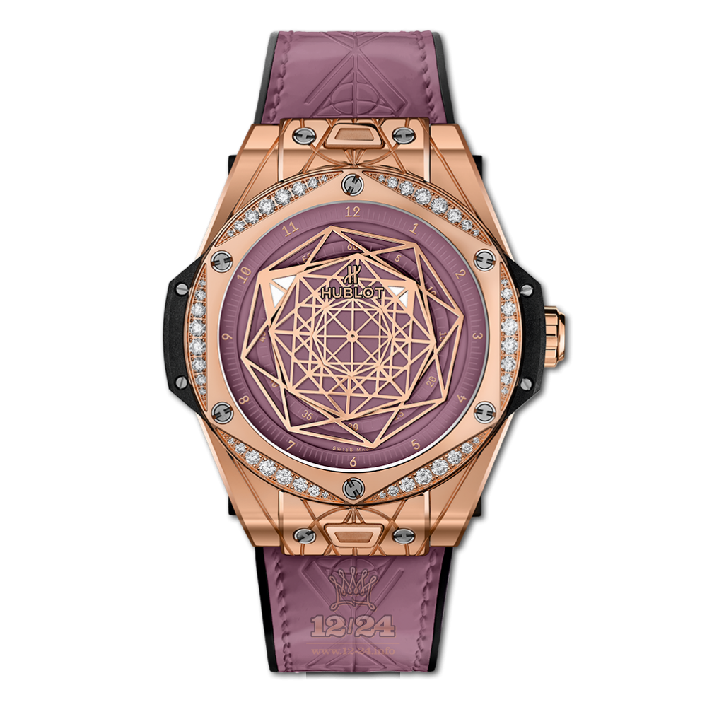 Hublot Big Bang Watch 465.OS.89P8.VR.1204.MXM20 39 mm Red gold Case Pink Dial