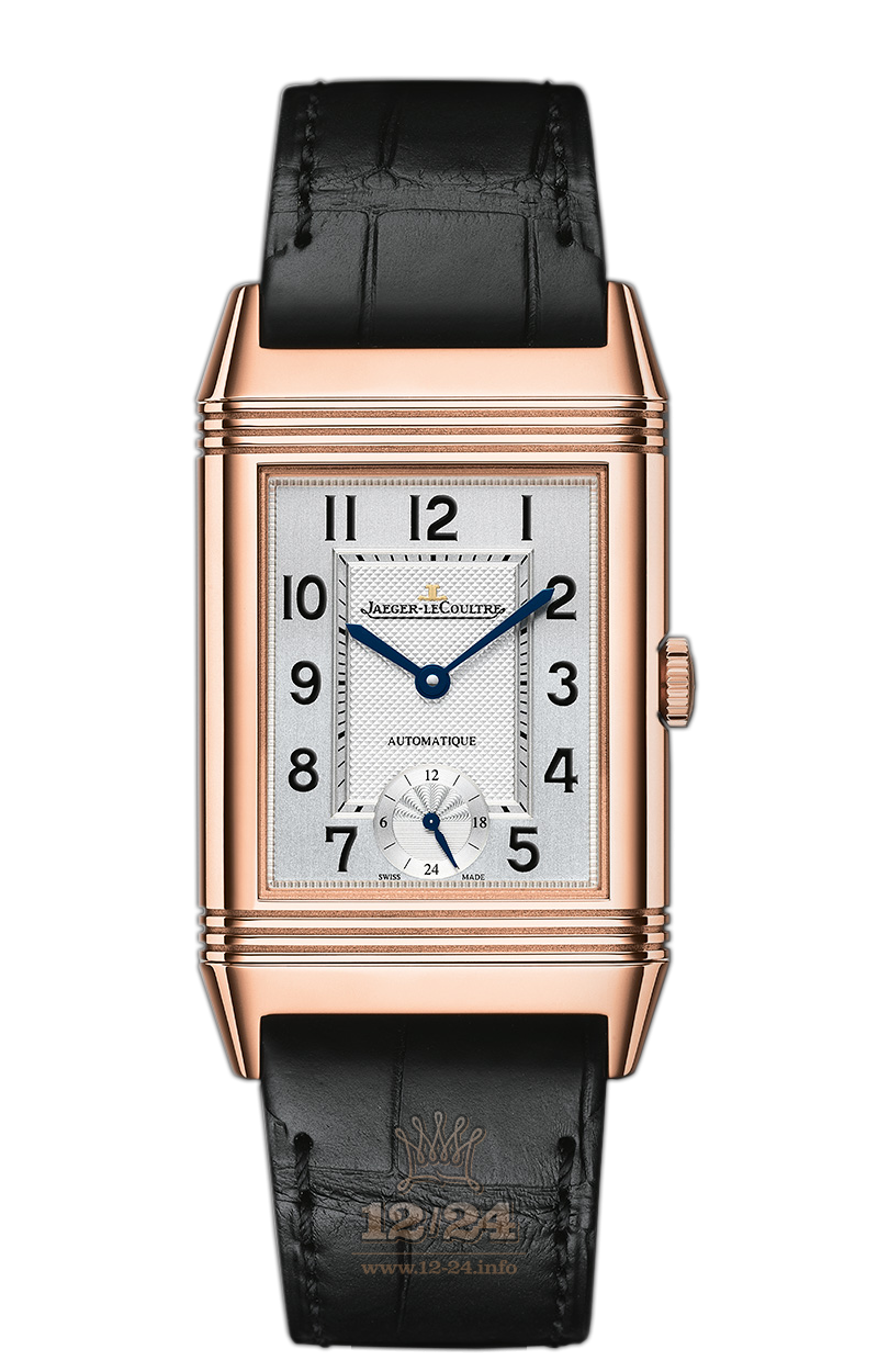 Jaeger-LeCoultre Reverso Watch 3802520 47 mm Pink gold Case Silver Dial